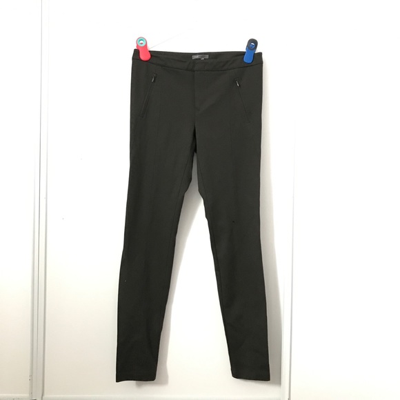 Vince Zip Up Jeggings Khaki - Picture 2 of 10